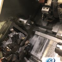 B56 S2M 4 axes CNC lathe with bar feeder