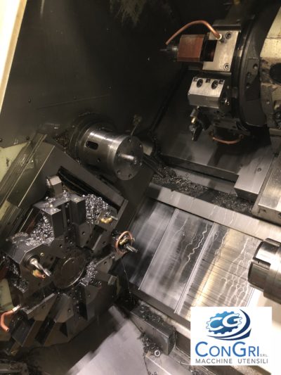 Tornio CNC Biglia B56 S2M 4 assi con caricatore di barre