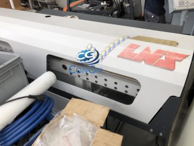 Tornio CNC 4 assi con due torrette Graziano Twin 50 da barra completo di caricatore di spezzoni LNS - immagine 5