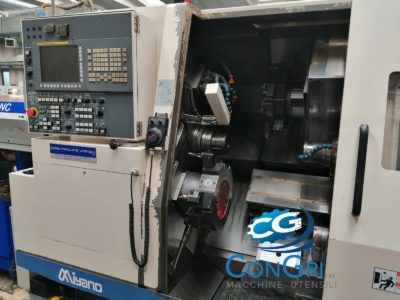 Miyano BNE-51 SY5 CNC lathe with Iemca bar loader model Boss 542 cnc - Image 3