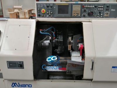 Miyano BNJ-42S CNC lathe with Iemca Boss 545 bar loader - Image 3