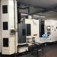 Centro di lavoro orizzontale Kondia HC-400 con 12 pallet controllo Fanuc