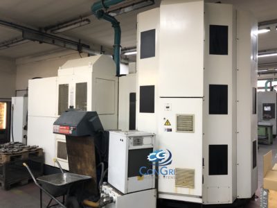 Centro di lavoro orizzontale Kondia HC-400 con 12 pallet controllo Fanuc - immagine 3