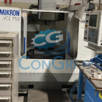 centro di lavoro verticale di fresatura marca Mikron Haas mod. VCE 750