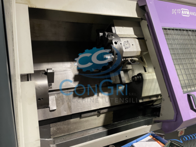 tornio CNC marca AVM AGELINI modello DG 13 con asse C e motorizzati