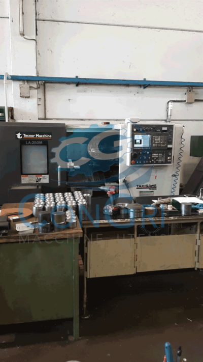CNC Takisawa LA-250M completo di accessori